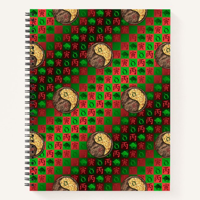 Cuaderno Tauro & Tigre de Fuego (Anverso)