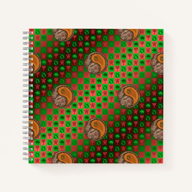 Cuaderno Tauro & Tigre de Madera (Anverso)