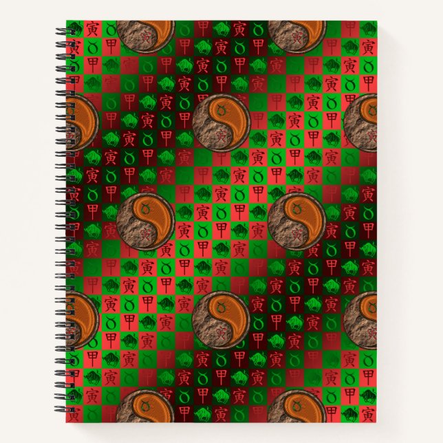Cuaderno Tauro & Tigre de Madera (Anverso)