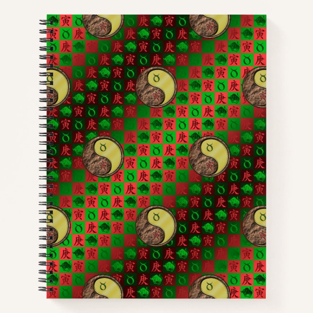 Cuaderno Tauro & Tigre de Metal (Anverso)