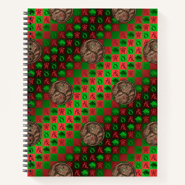 Cuaderno Tauro & Tigre de Tierra (Anverso)