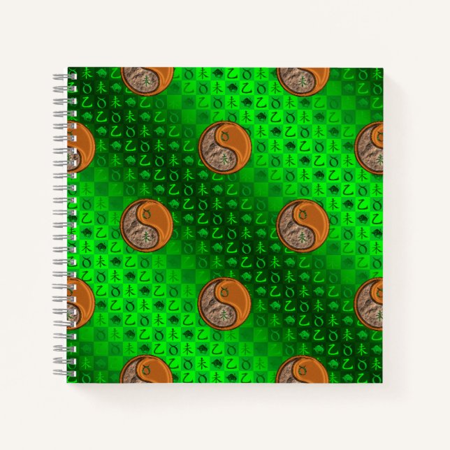 Cuaderno Tauro y Cabra de Madera (Anverso)