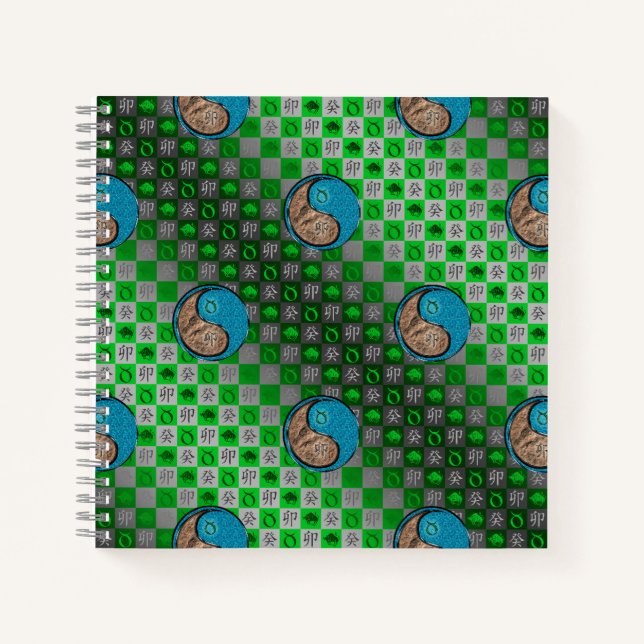 Cuaderno Tauro y Conejo de Agua (Anverso)