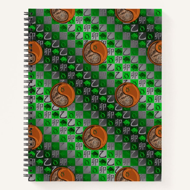 Cuaderno Tauro y Conejo de Madera (Anverso)