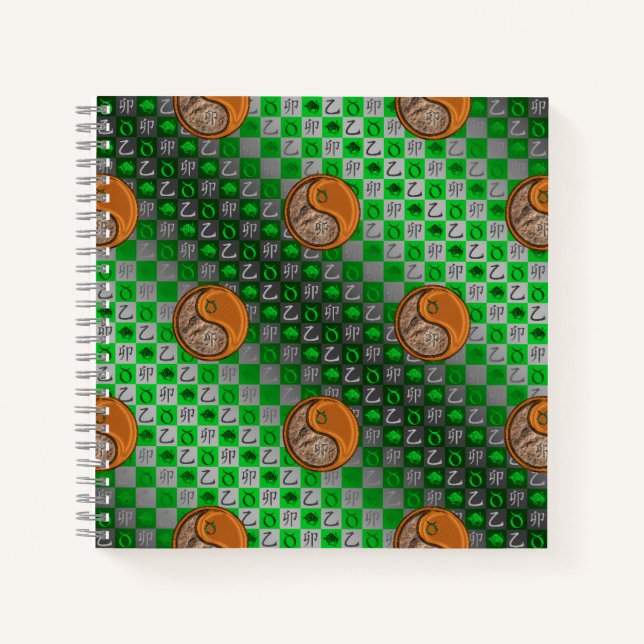 Cuaderno Tauro y Conejo de Madera (Anverso)