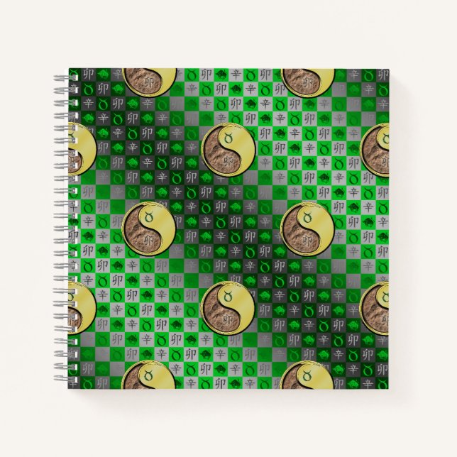 Cuaderno Tauro y Conejo de Metal (Anverso)