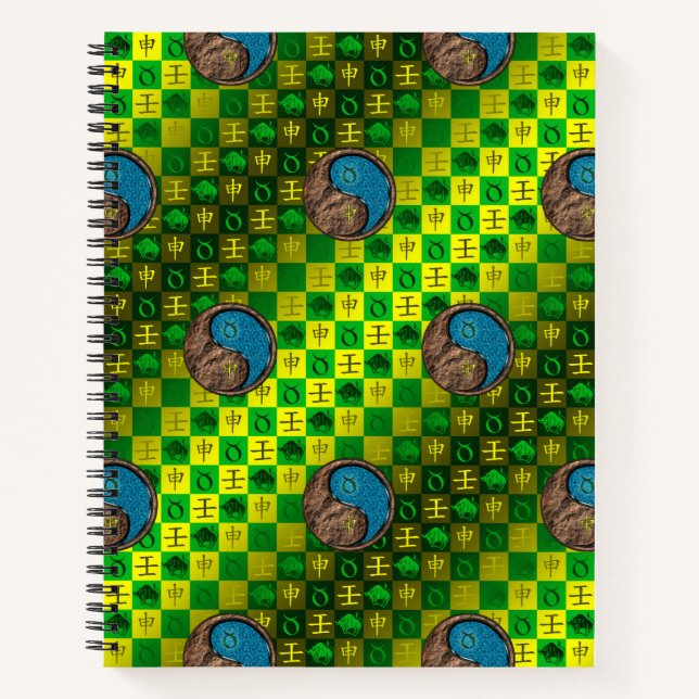 Cuaderno Tauro y Mono de Agua (Anverso)