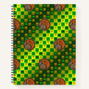 Cuaderno Tauro y Mono de Madera