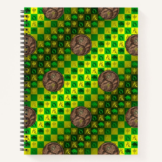 Cuaderno Tauro y Mono de Tierra (Anverso)