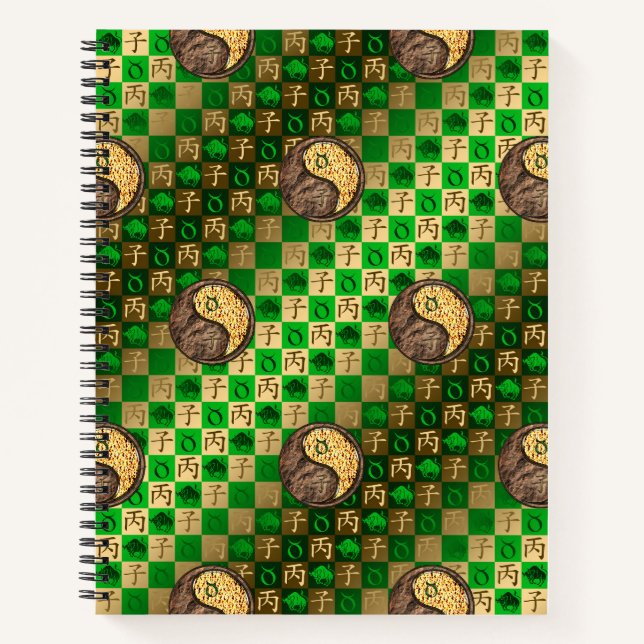 Cuaderno Tauro y Rata de Fuego (Anverso)