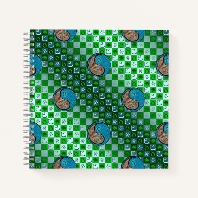 Cuaderno Tauro y Serpiente de Agua (Anverso)