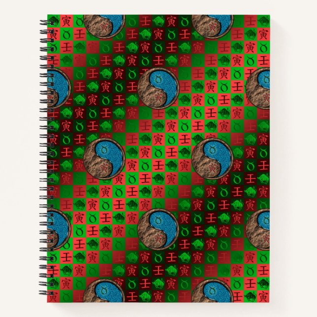 Cuaderno Tauro y Tigre de Agua (Anverso)