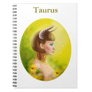 Cuaderno Taurus Zodiac Fantasy