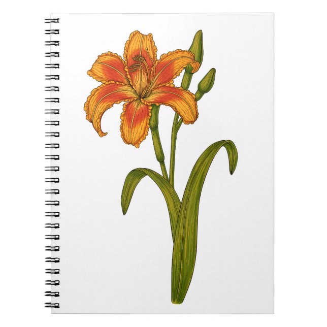 Cuaderno Tawny daylily (Frente)