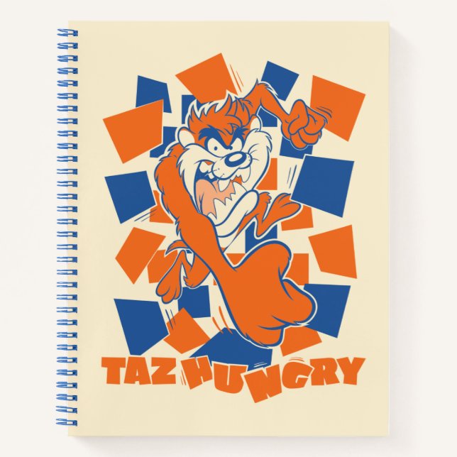 Cuaderno TAZ™ Hungry Smashing Through Checker (Anverso)