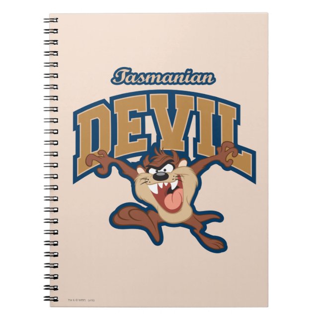 Cuaderno TAZ™ Tasmanian Devil Patch (Frente)