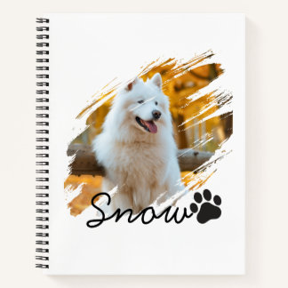 Cuaderno Taza con Foto y Nombre de Mascota Personalizados c