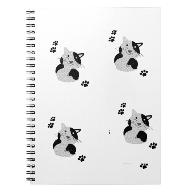 Cuaderno Taza con gato adorable (Frente)