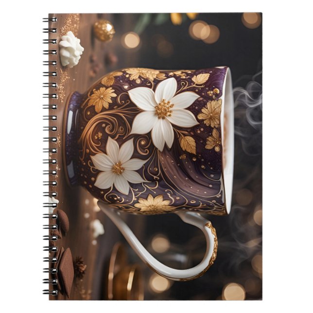 Cuaderno taza de café con chocolate (Frente)