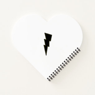 Cuaderno Taza De Café Negra Minimalista Con Logo De Pájaro 