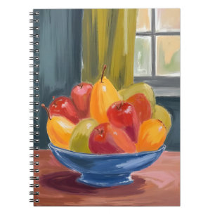 Cuaderno Tazón de Frutas Pintura Acuarela