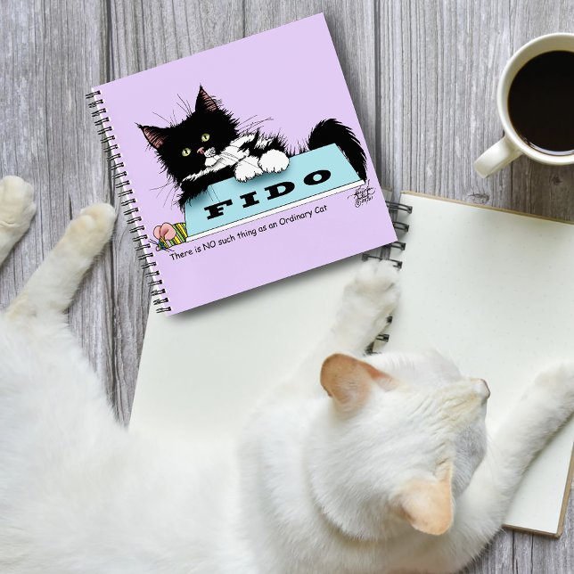 Cuaderno Tazón de perro gatito de Tuxedo (Subido por el creador)