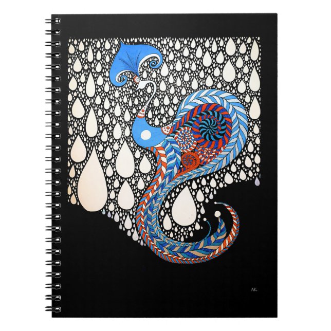 Cuaderno Te Agarré Todas Tus Lágrimas Paraguas Peacock (Frente)
