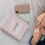 Cuaderno Te Amas Positivamente Hoy Cita Rosa Pastel<br><div class="desc">Te Amas Positivamente Hoy Cita Rosa Pastel</div>