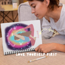 Te Amas Primero Mujer Yoga Pose Monograma