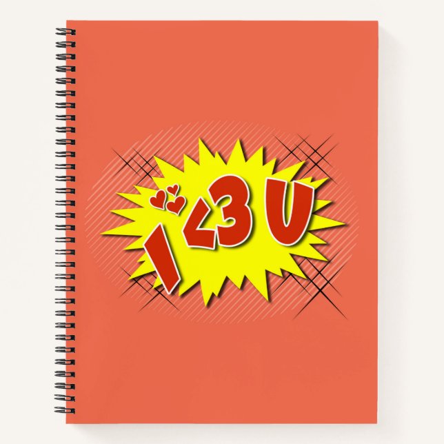 Cuaderno Te amo (Anverso)