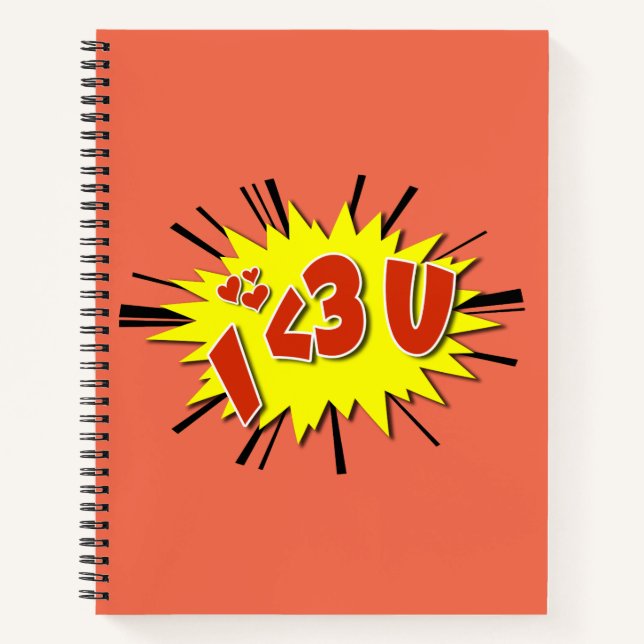 Cuaderno Te amo (Anverso)
