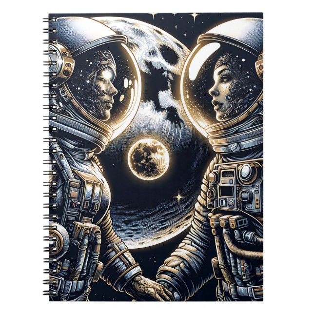 Cuaderno Te Amo a la Luna y de Regreso | Astronautas (Frente)