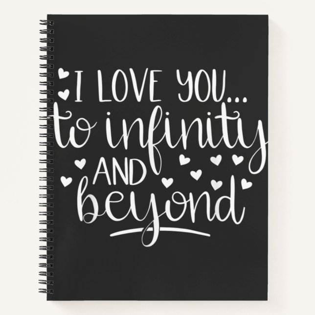 Cuaderno Te Amo Al Infinito Y Más Allá De Valen (Anverso)