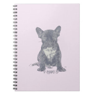 Cuaderno Te amo - Bulldog francés