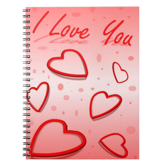 CUADERNO "TE AMO" CORAZONES (Frente)