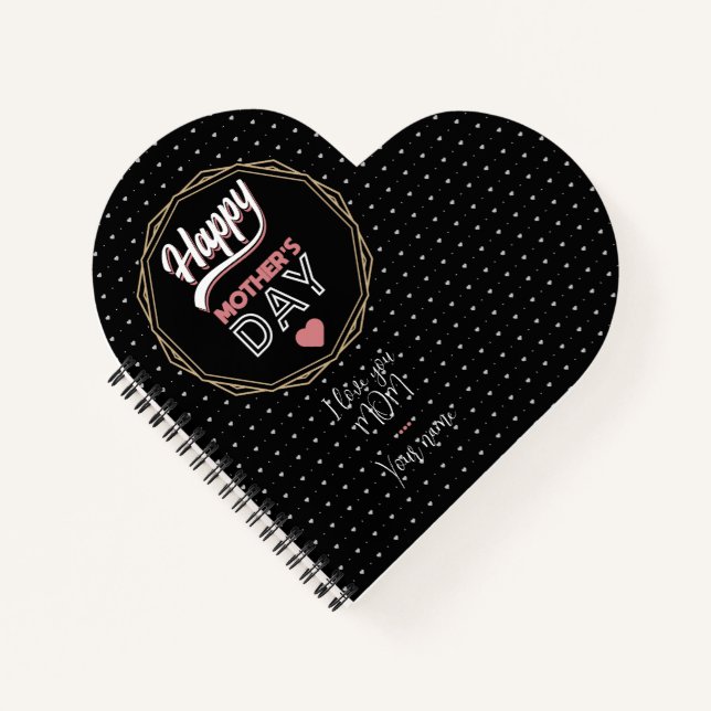 Cuaderno Te amo mamá (Anverso)