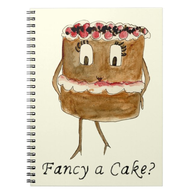 Cuaderno ¿Te apetece una cita para hornear un pastel? (Frente)