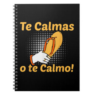 Cuaderno Te Calmas O Te Calmo Madre Española Mexicana Diver