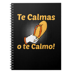 Cuaderno Te Calmas O Te Calmo Madre Española Mexicana Diver