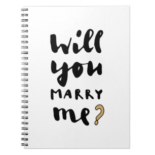 Cuaderno ¿Te casarás conmigo?