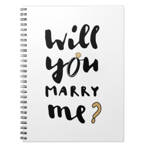 Cuaderno ¿Te casarás conmigo?
