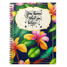 Cuaderno Te Conviertes En Lo Que Crees En Una Cita Motivaci