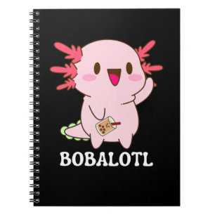 Cuaderno Té de burbujas Bobalotl Axolotl