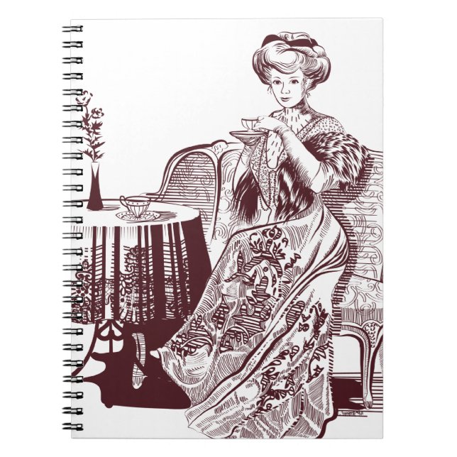 Cuaderno té de la dama (Frente)