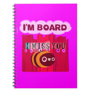 Cuaderno Te echo de menos.