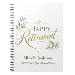 Cuaderno Te Extrañaremos Por Aquí Nombre Personalizado