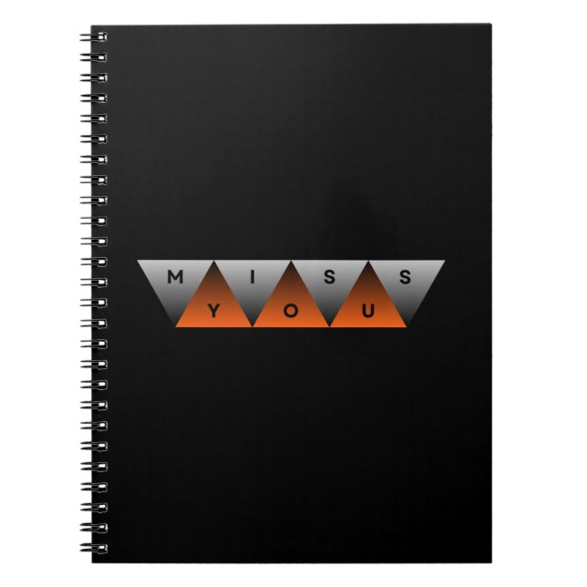 Cuaderno Te Extraño (Frente)
