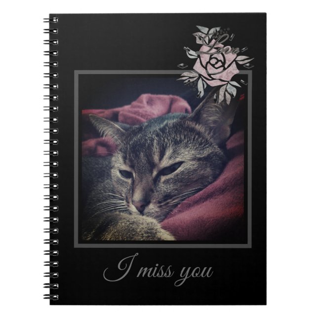 Cuaderno Te extraño (Frente)
