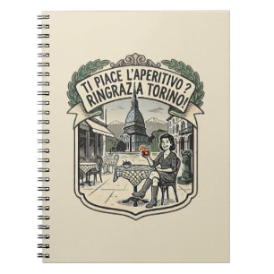 Cuaderno ¿Te gusta el aperitivo? ¡Agradece a Turín! - Vinta