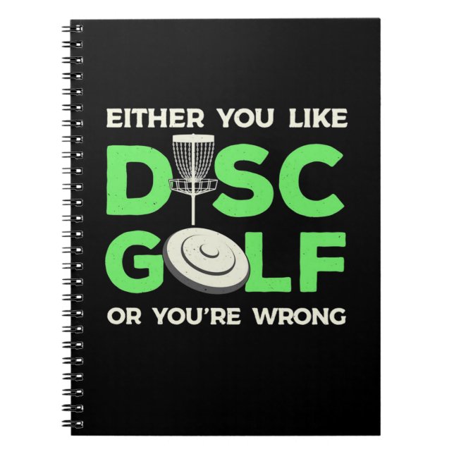 Cuaderno Te gusta el golf con disco (Frente)